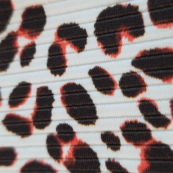 Coco Reef NWT Womans Swim Suit 36D Nylan Spandex One Piece Animal Print Brown. - Picture 5 of 16